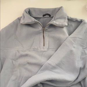 BRANDY MELVILLE blue quarter zip